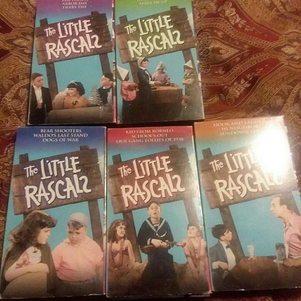 Little Rascals VHS set
